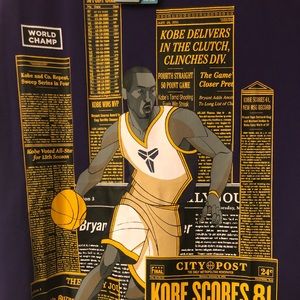 Kobe Bryant records and memorable moments tshirt.